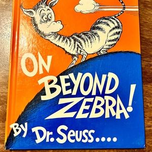 On Beyond Zebra by Dr Seuss-no longer published